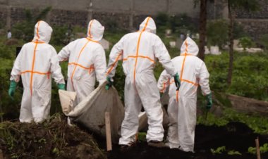 Goma holds mass burial as morgues overflow