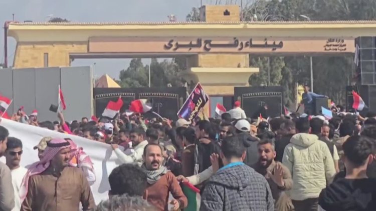Egyptians protest against Gaza displacement plan