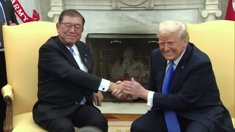 Trump, Japan's Ishiba meet at White House