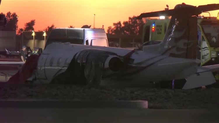 Fatal Learjet crash at Scottsdale airport