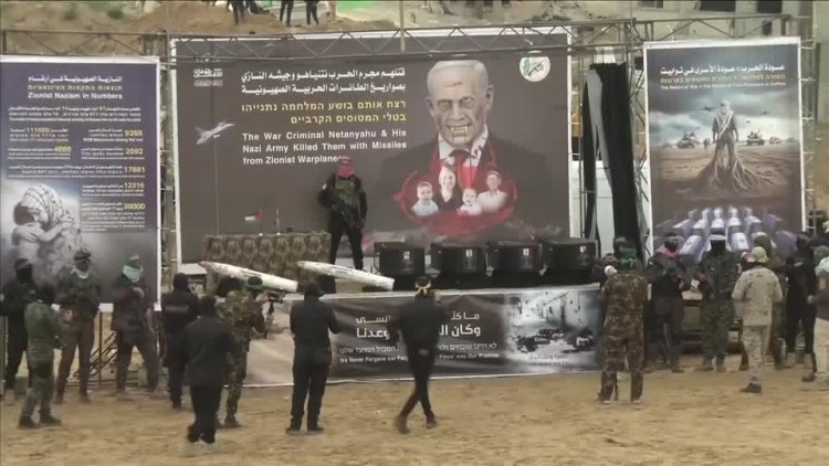 Hamas hands over bodies of Israeli hostages