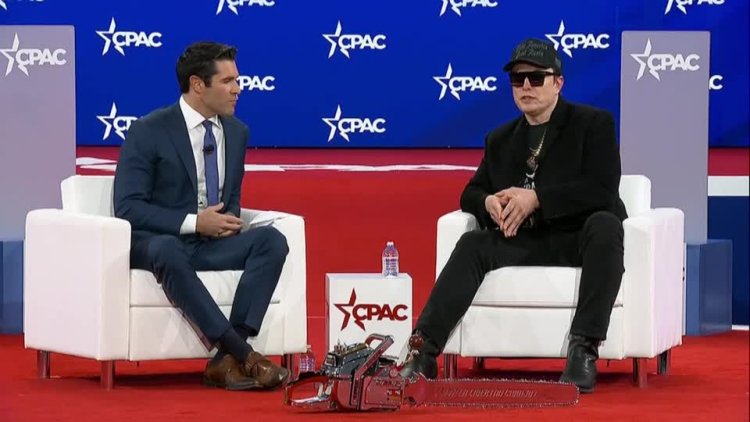 Musk defends government cuts at CPAC event
