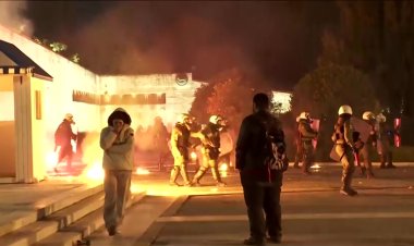 Athens erupts in clashes over train disaster