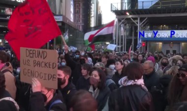 Protests erupt in New York over Gaza strikes