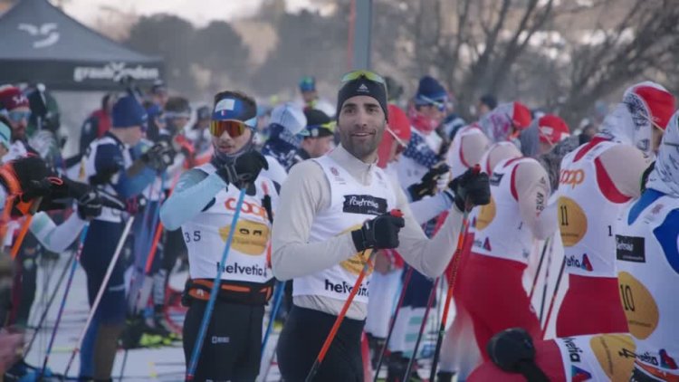 Skimarathon attracts 12,000 skiers in Switzerland