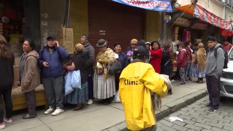 Fuel crisis in Bolivia triggers mass queues