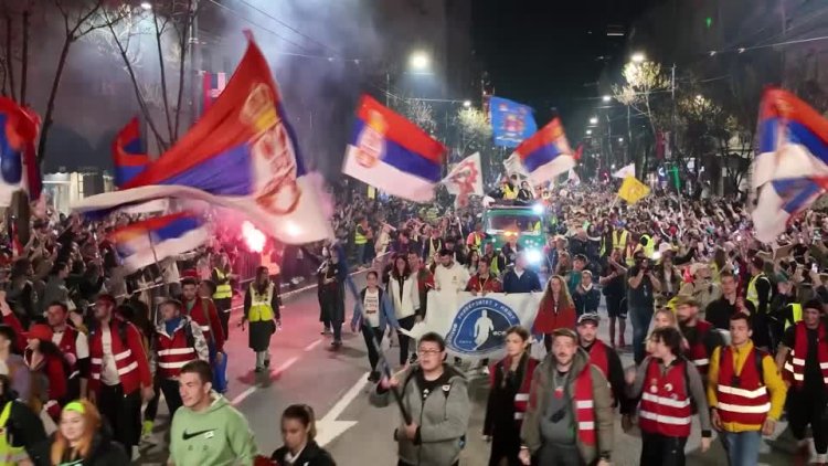 Belgrade sees Serbia’s biggest protest in decades