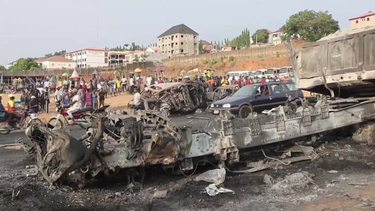 Deadly trailer crash sparks fire near Abuja
