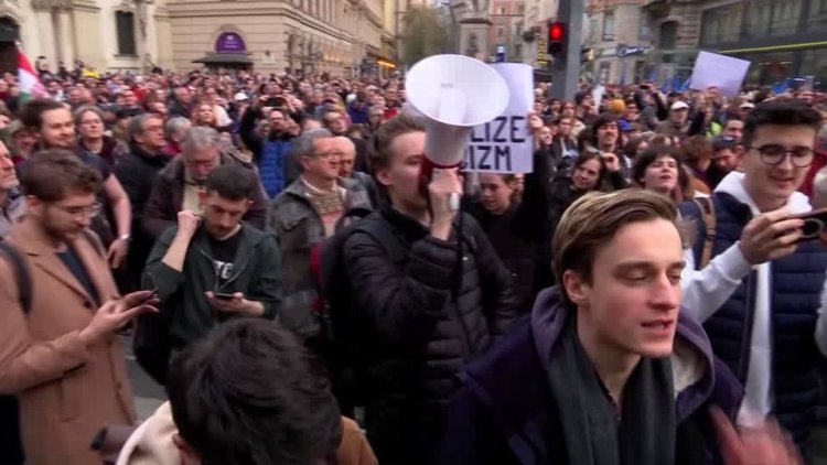 Protests erupt in Budapest over Pride ban