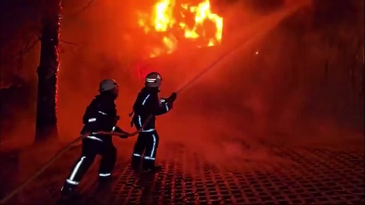 Russian drones strike Kharkiv, injuring nine