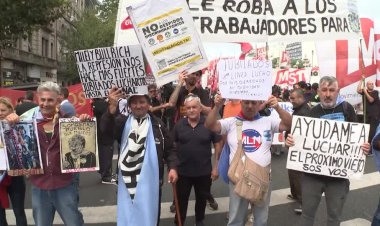 Retirees protest Milei's spending cuts