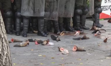 Butchers protest meat price hikes in La Paz