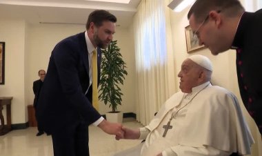 Pope meets J.D. Vance for Easter greeting
