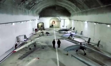 Iran unveils new underground drone base