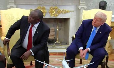 Trump clashes with Ramaphosa at meeting