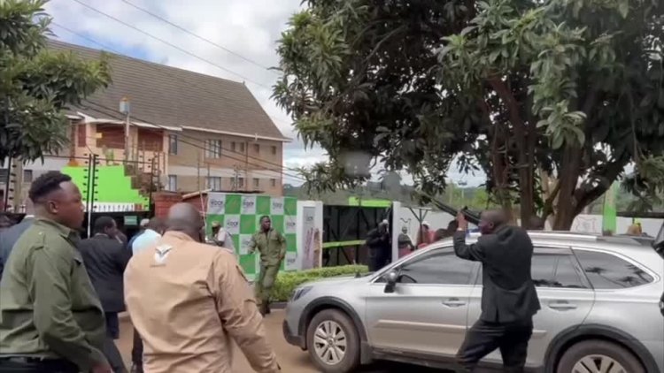 Gachagua rally disrupted by gunfire
