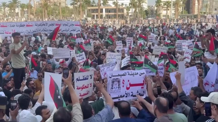Libyans protest, demand swift elections