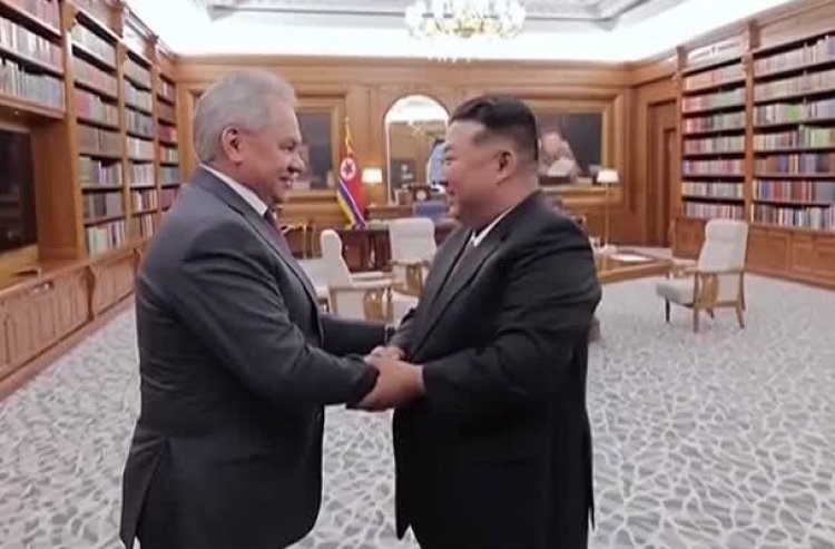 Kim meets Shoigu, backs Russia on Ukraine