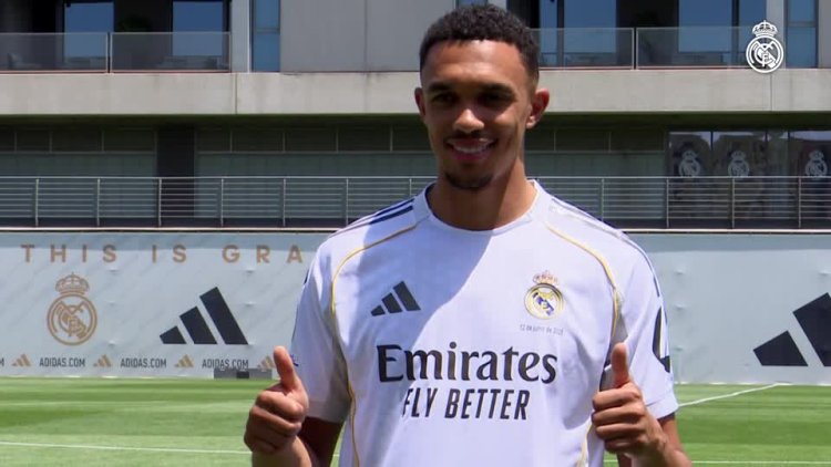 Trent joins Real Madrid from Liverpool