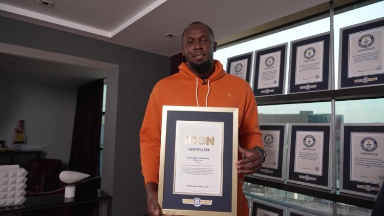 Usain Bolt named Guinness World Record Icon