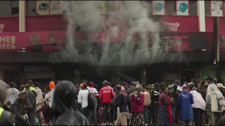 Nairobi businesses suffer protest damage