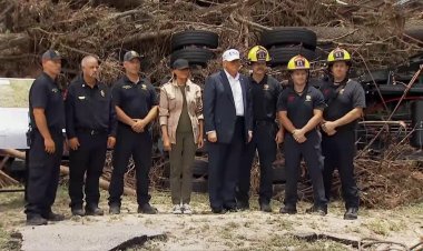 Trump visits Texas flood-hit Kerrville