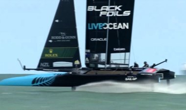 New Zealand stuns Britain in SailGP final