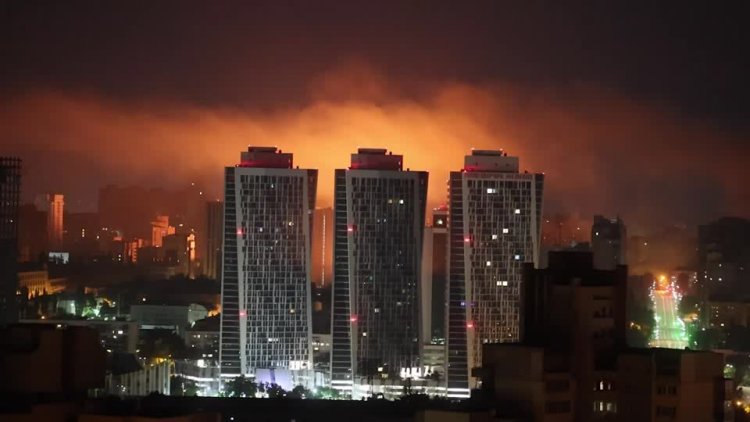 Russian strikes hit Kyiv, kill 2 civilians