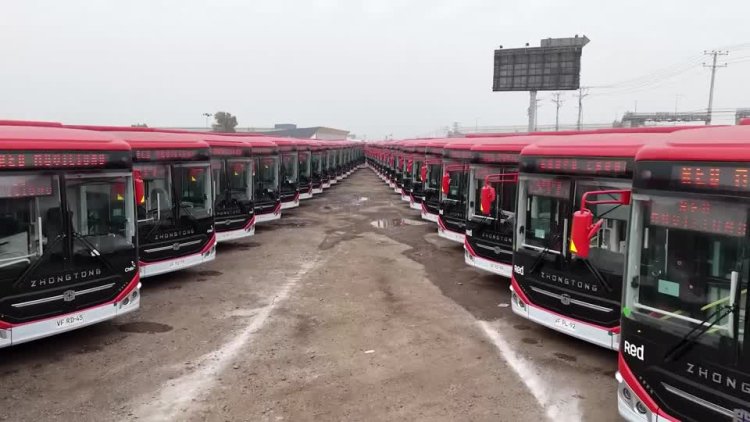 Chile rolls out 300 new electric buses