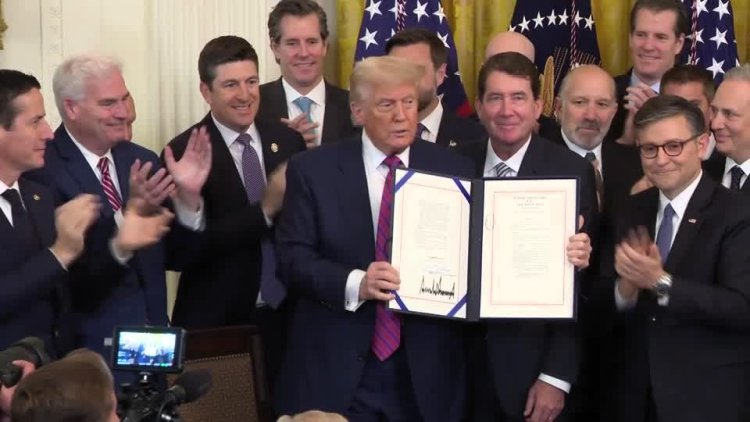 Trump signs law regulating stablecoins