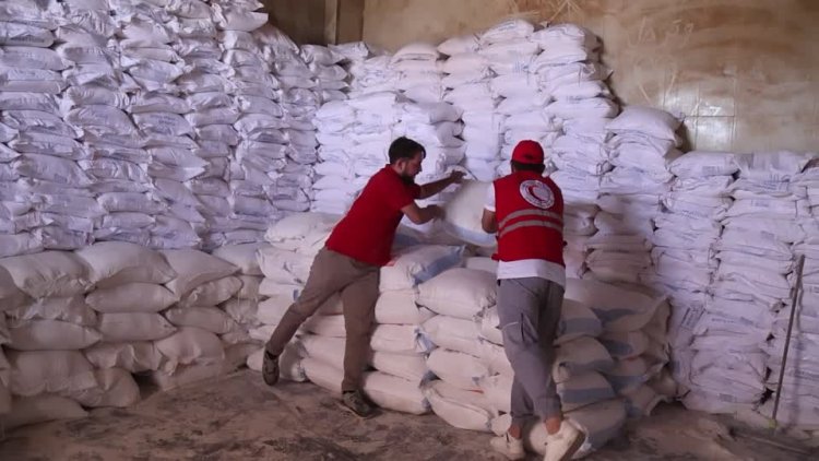 Aid reaches Syria's Sweida province