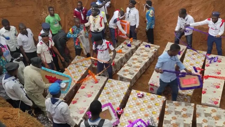 Congo church attack victims buried