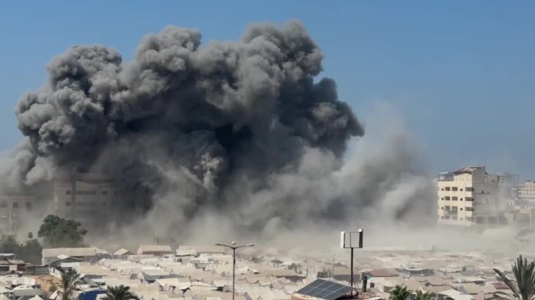 Israeli strike levels Gaza tower