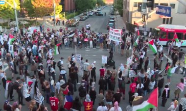 LA protest blocks traffic over Gaza aid