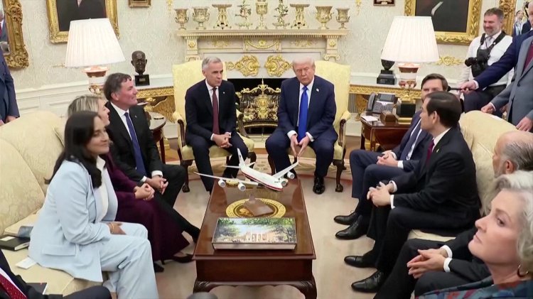 Trump and Carney meet amid trade tensions