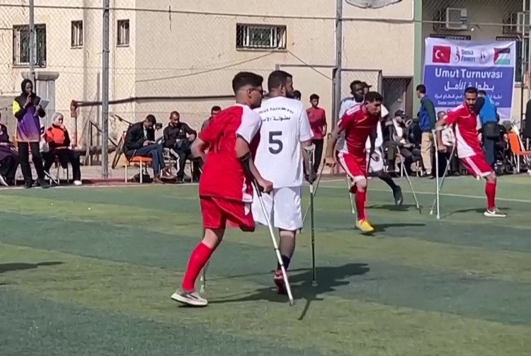 Gaza hosts amputee football tournament