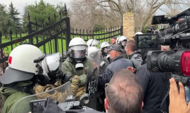 Greek farmers clash with police in protests