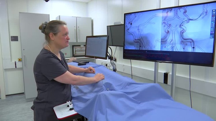 Remote robot stroke test succeeds