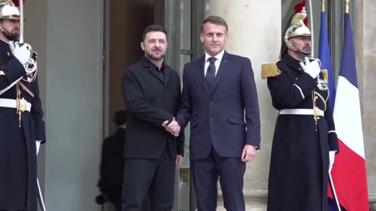 Zelenskiy presses Macron on security