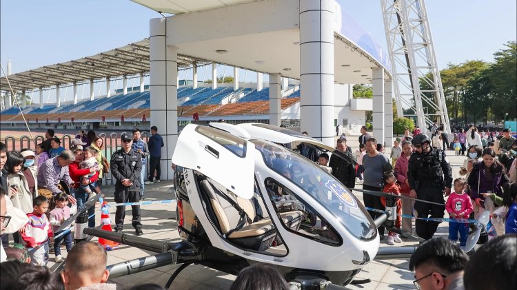 China deploys first police manned drone