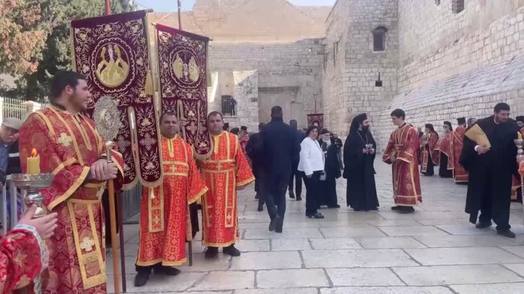 Orthodox Christmas marked in Bethlehem