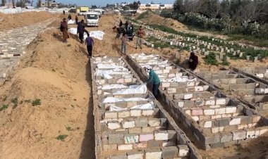 Mass burial held in Deir al-Balah