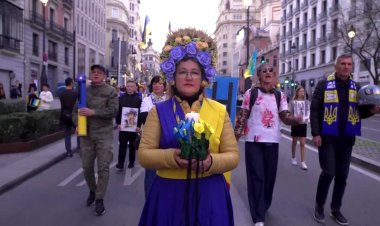 Spain rallies mark Ukraine war anniversary