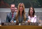 U.S. first lady chairs UN session