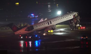Jet collides with vehicle at LaGuardia