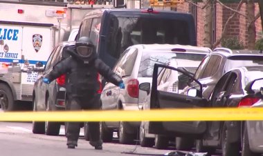 Explosive device found outside NYC home