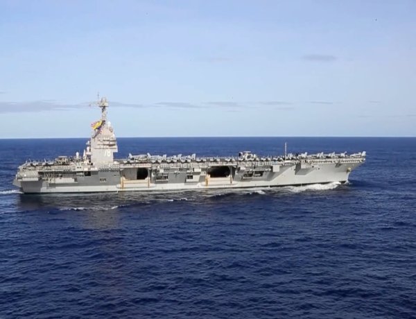 IRGC targets U.S. carrier support in Red Sea