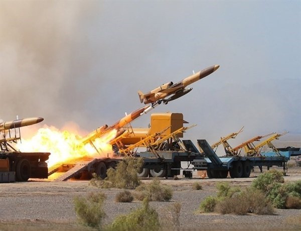 Fire erupts after Iran missile strike