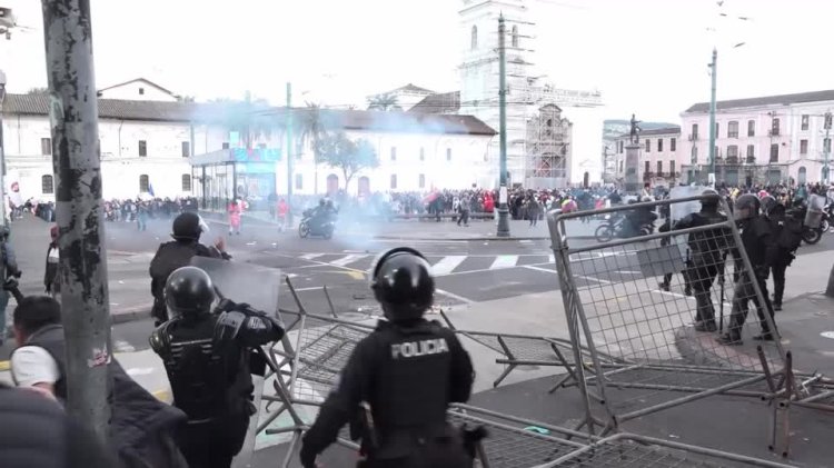 Protests erupt in Quito over reforms