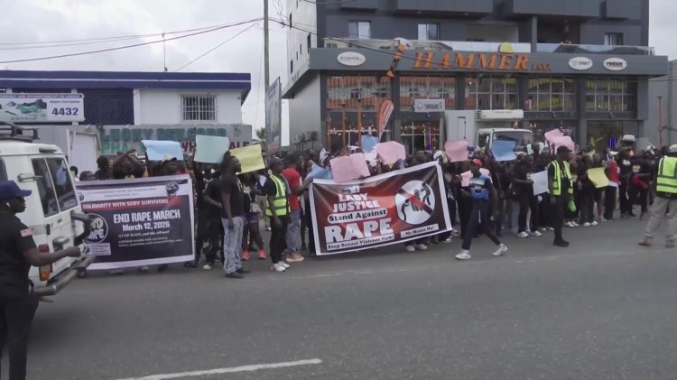Protest in Monrovia over rape crisis